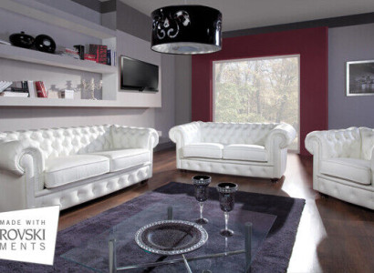 Sofagarnitur 3+1+1 Sitzer Design Relax Sofas Polster Moderne Couchen